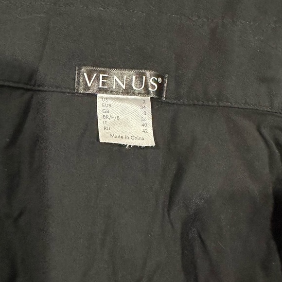 Venus black utility jumpsuit size 2 - Picture 5 of 6